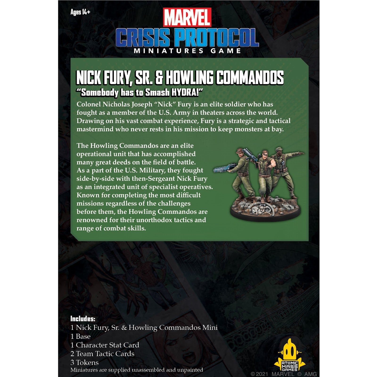 Marvel Crisis Protocol: Nick Fury, Sr. & Howling Commandos