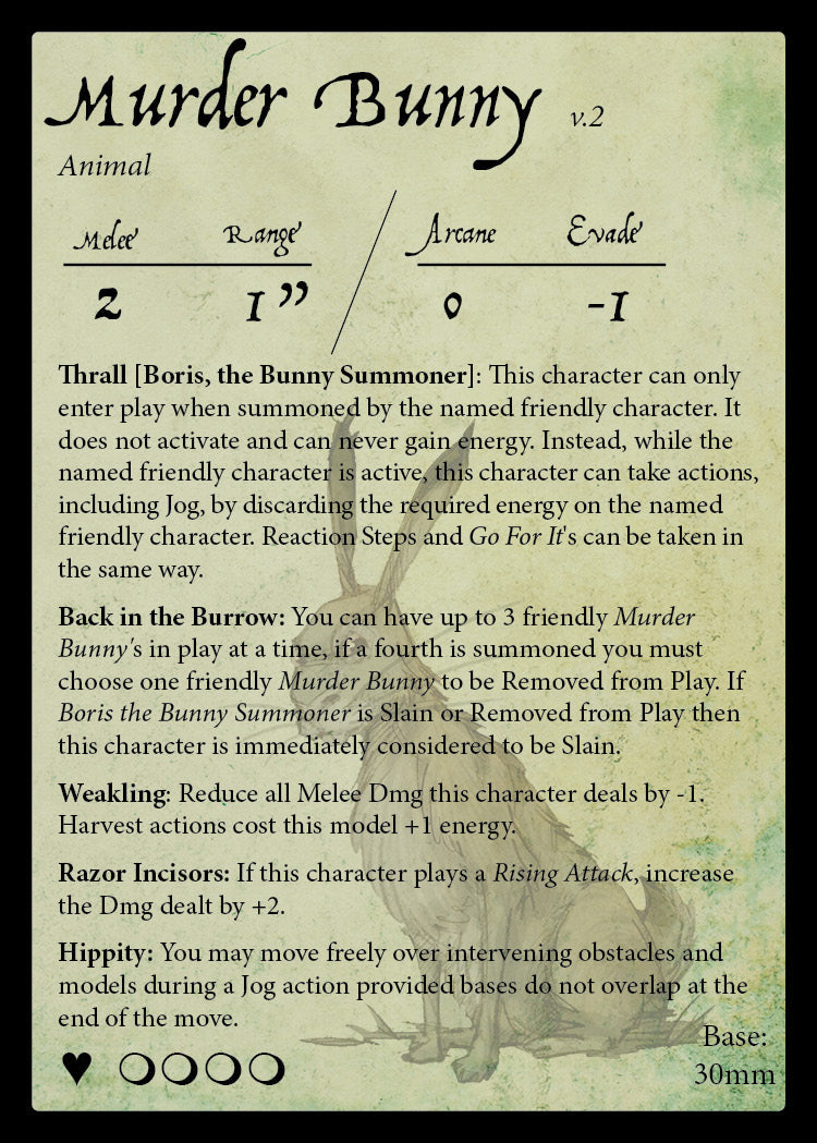 Moonstone: Boris the Bunny Summoner