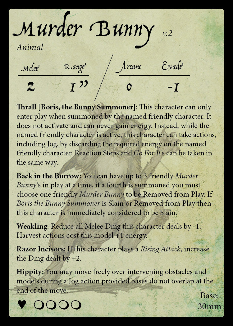 Moonstone: Boris the Bunny Summoner