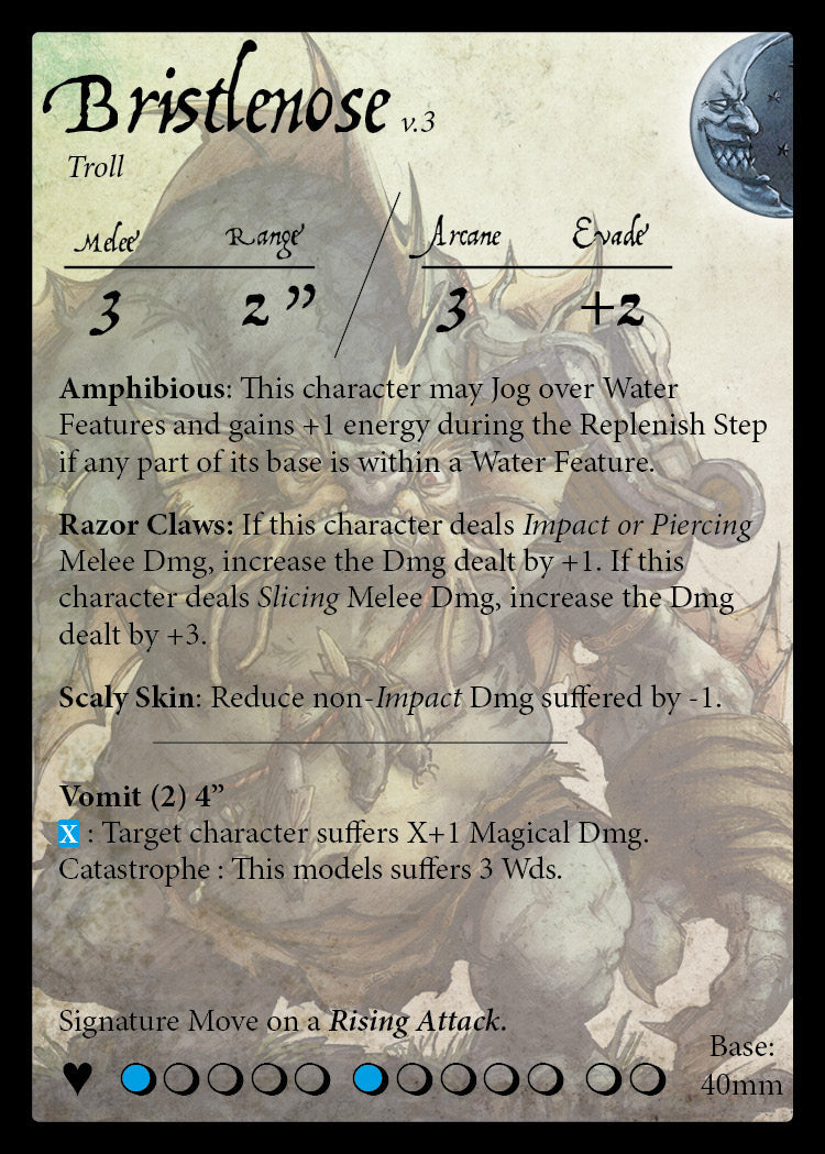 Moonstone: Bristlenose the Troll