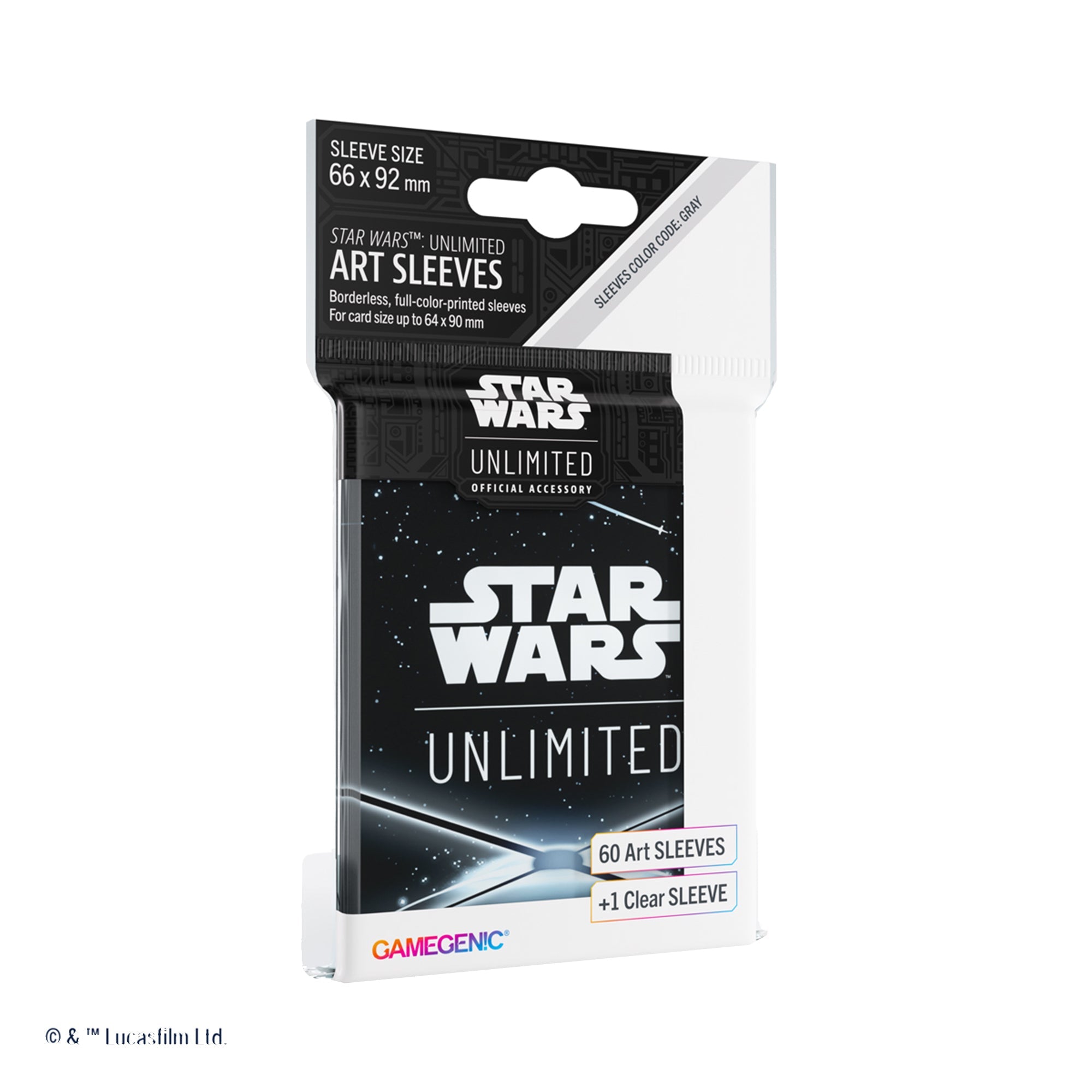Star Wars Unlimited: Art Sleeves Card Back Black