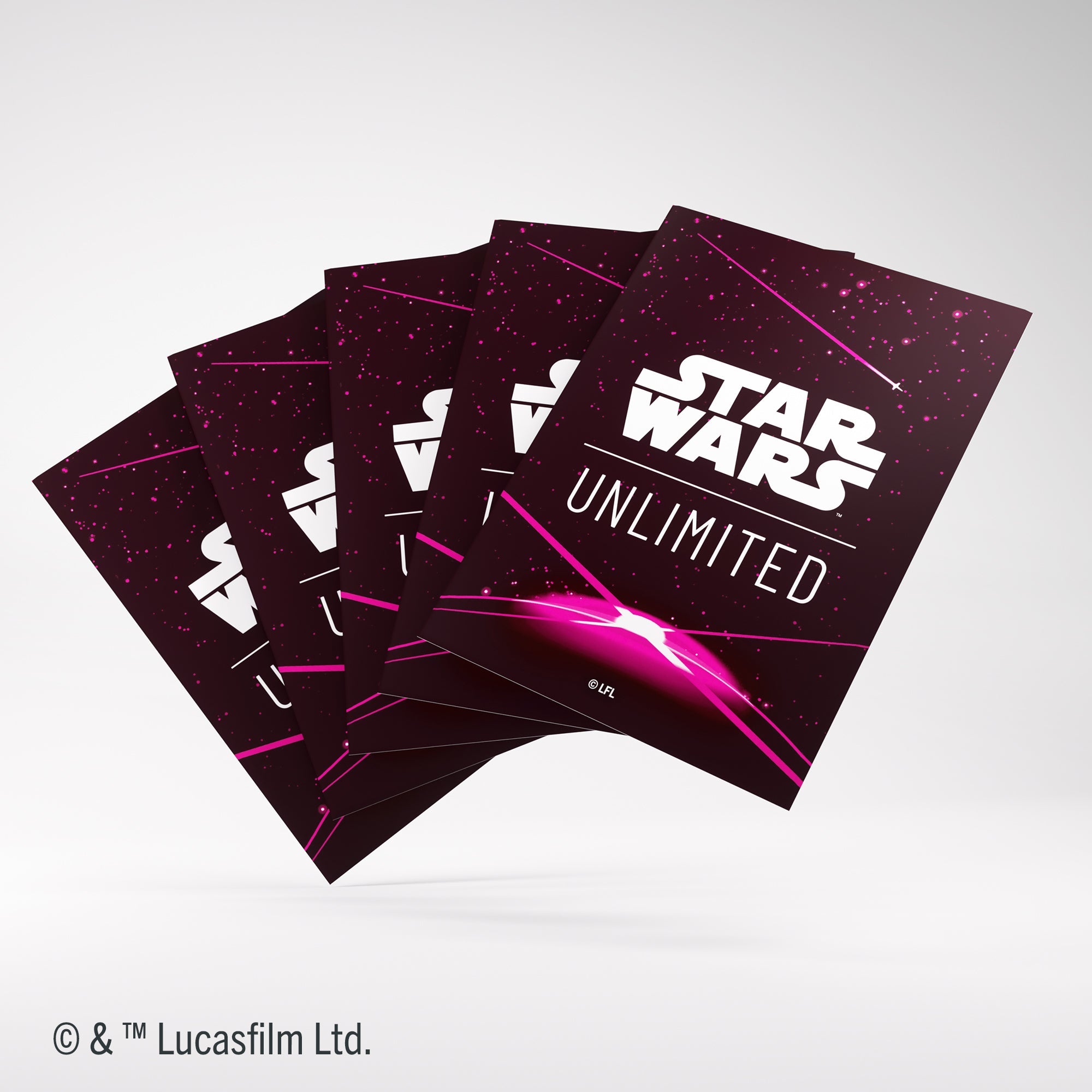 Star Wars Unlimited: Premium Art Sleeve Card Back Magenta