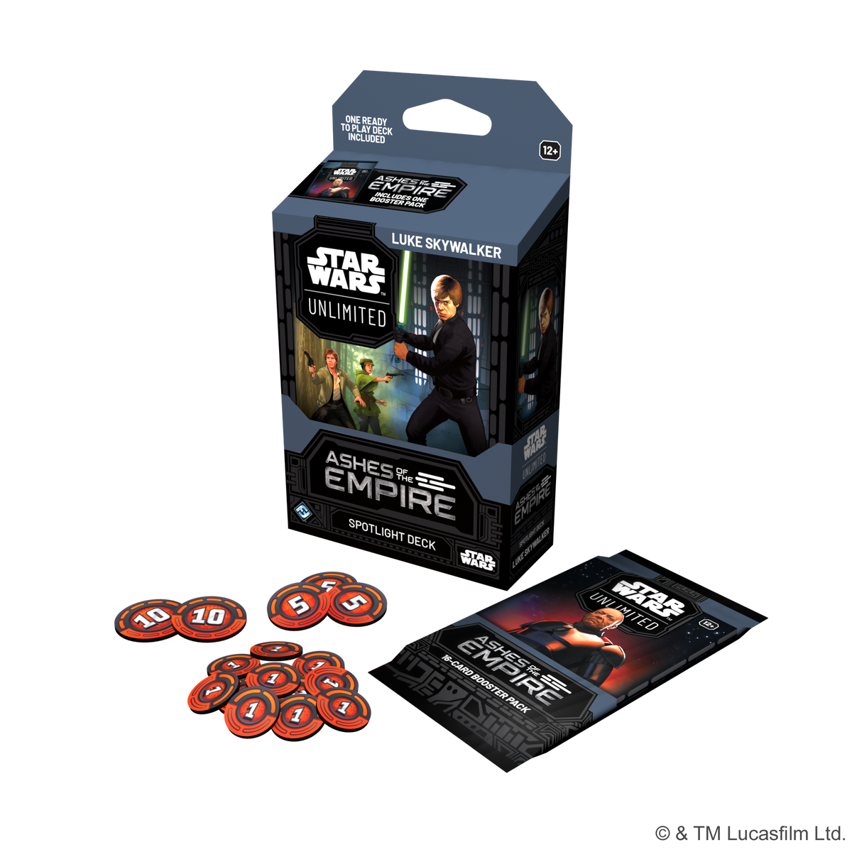 Star Wars Unlimited: Ashes of the Empire: Spotlight Deck - Luke Skywalker