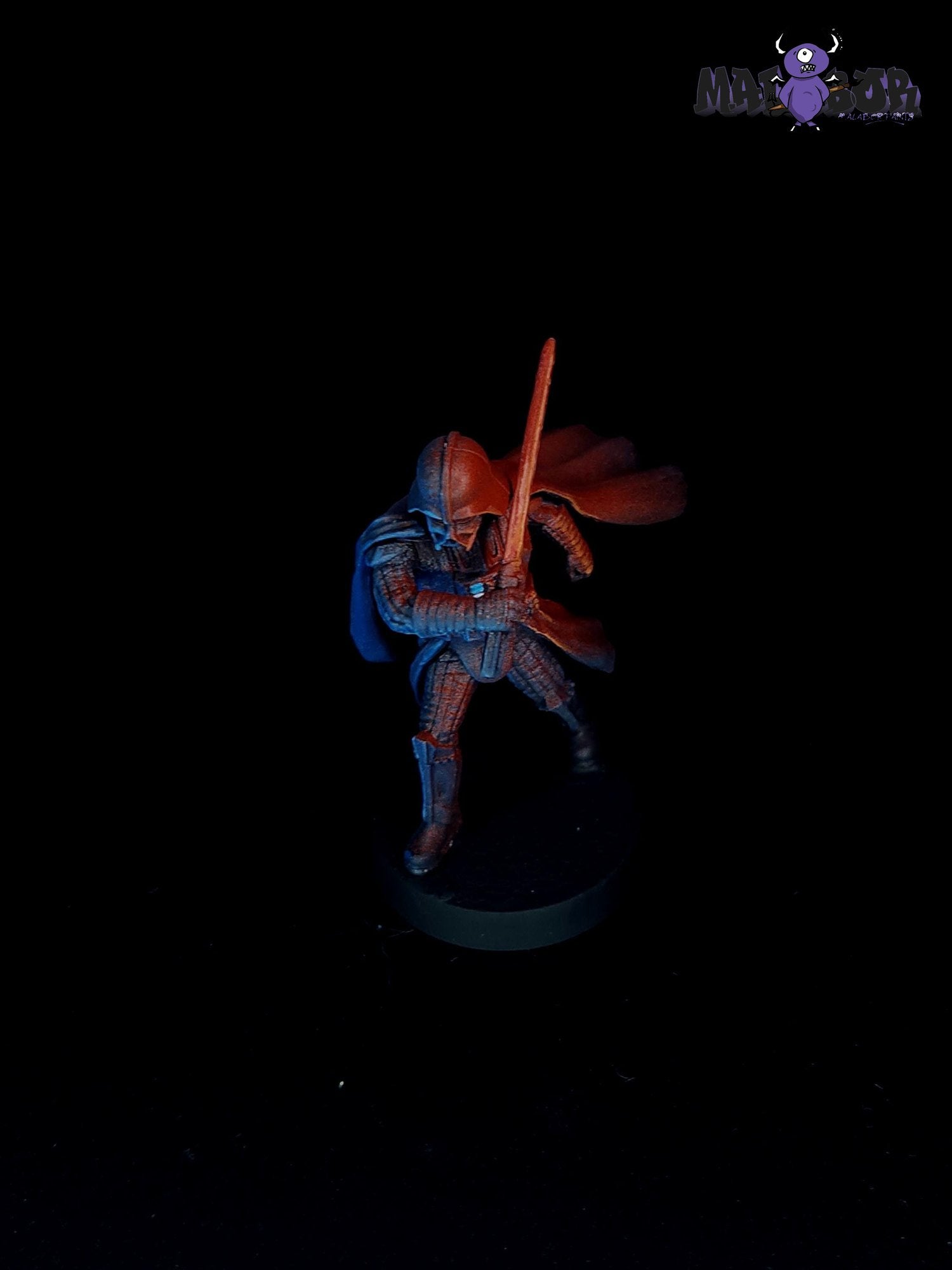 Fully painted Star Wars Legion: Darth Vader & General Veers Character Expansion by Malabor Paints