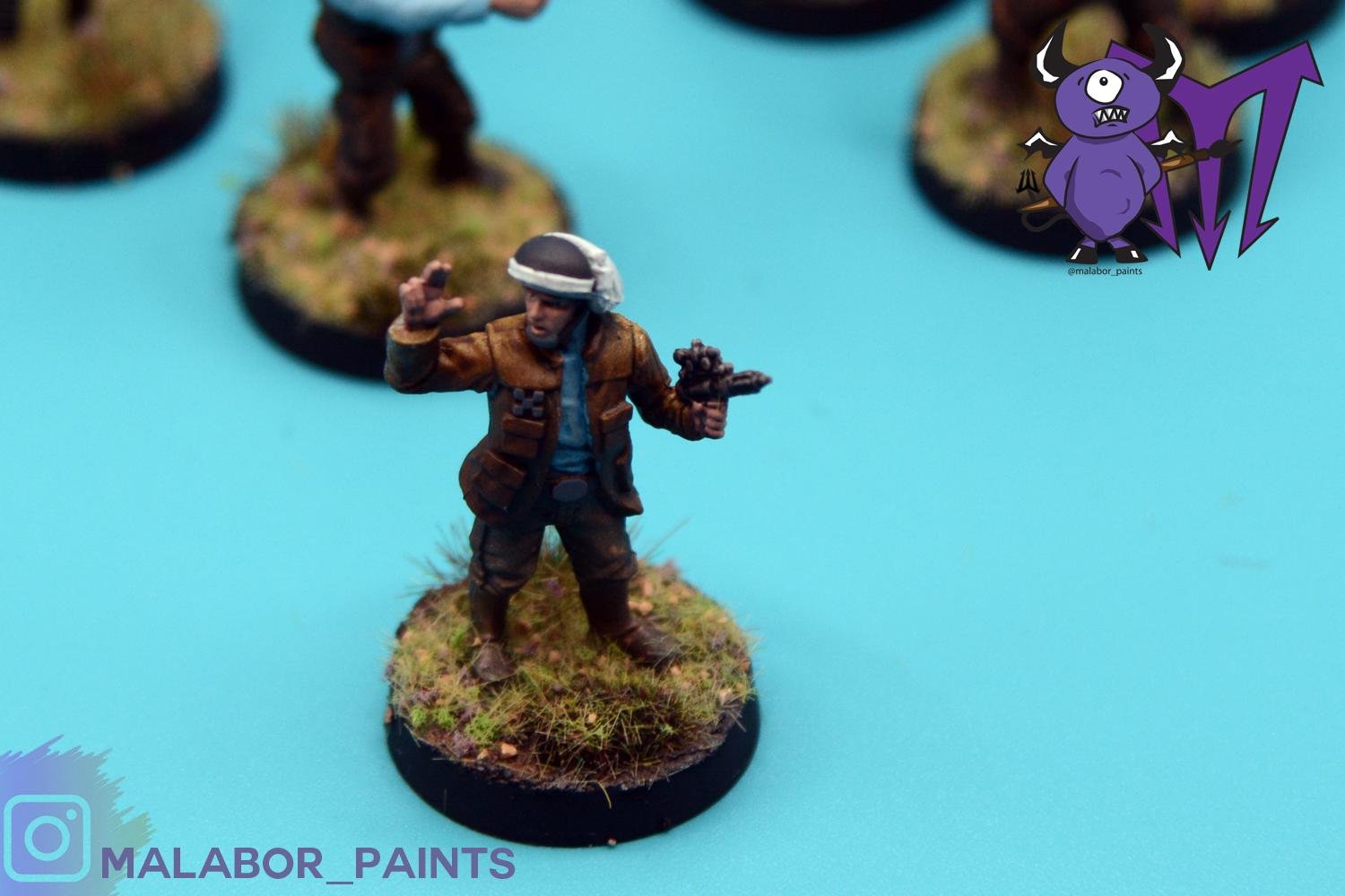Fully painted Star Wars Legion: Fleet Troopers Unit by Malabor Paints