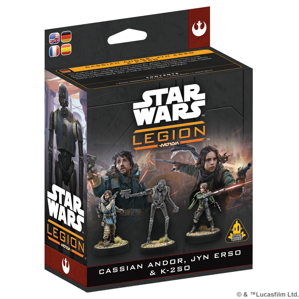 Star Wars Legion: Cassian Andor, Jyn Erso & K-2SO