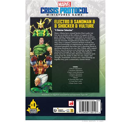 Marvel: Crisis Protocol - Electro & Sandman & Shocker & Vulture