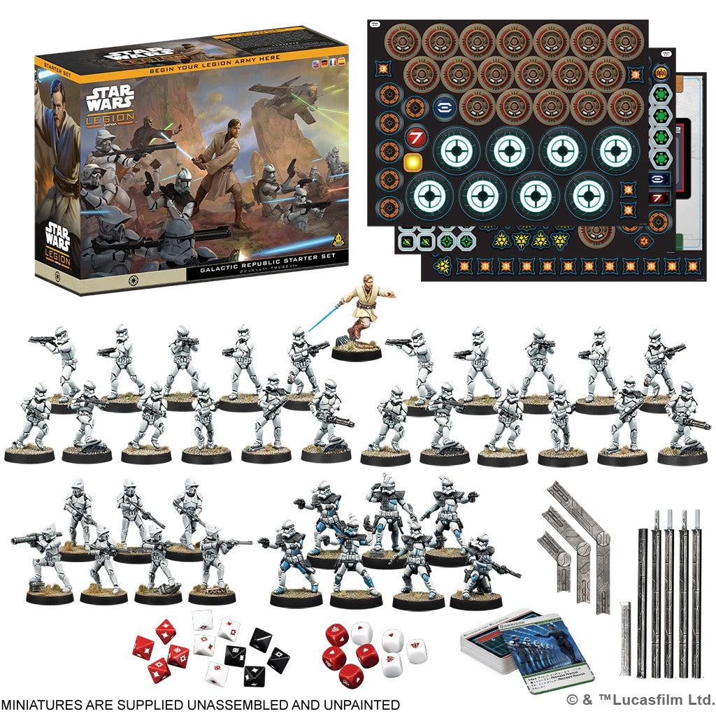 Pre-Order: Star Wars: Legion - Galactic Republic Starter Set