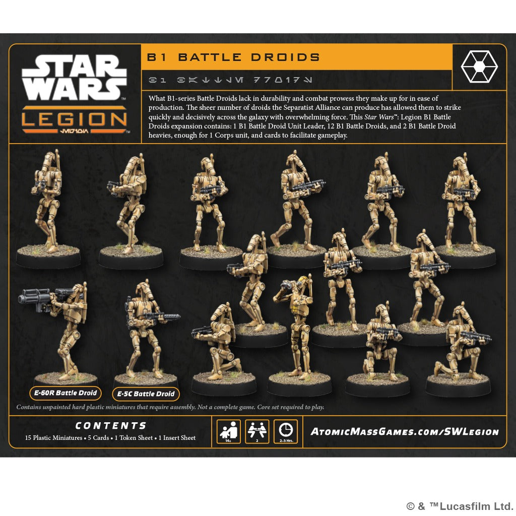 Pre-Order: Star Wars: Legion - B1 Battle Droids (Re-Sculpt)