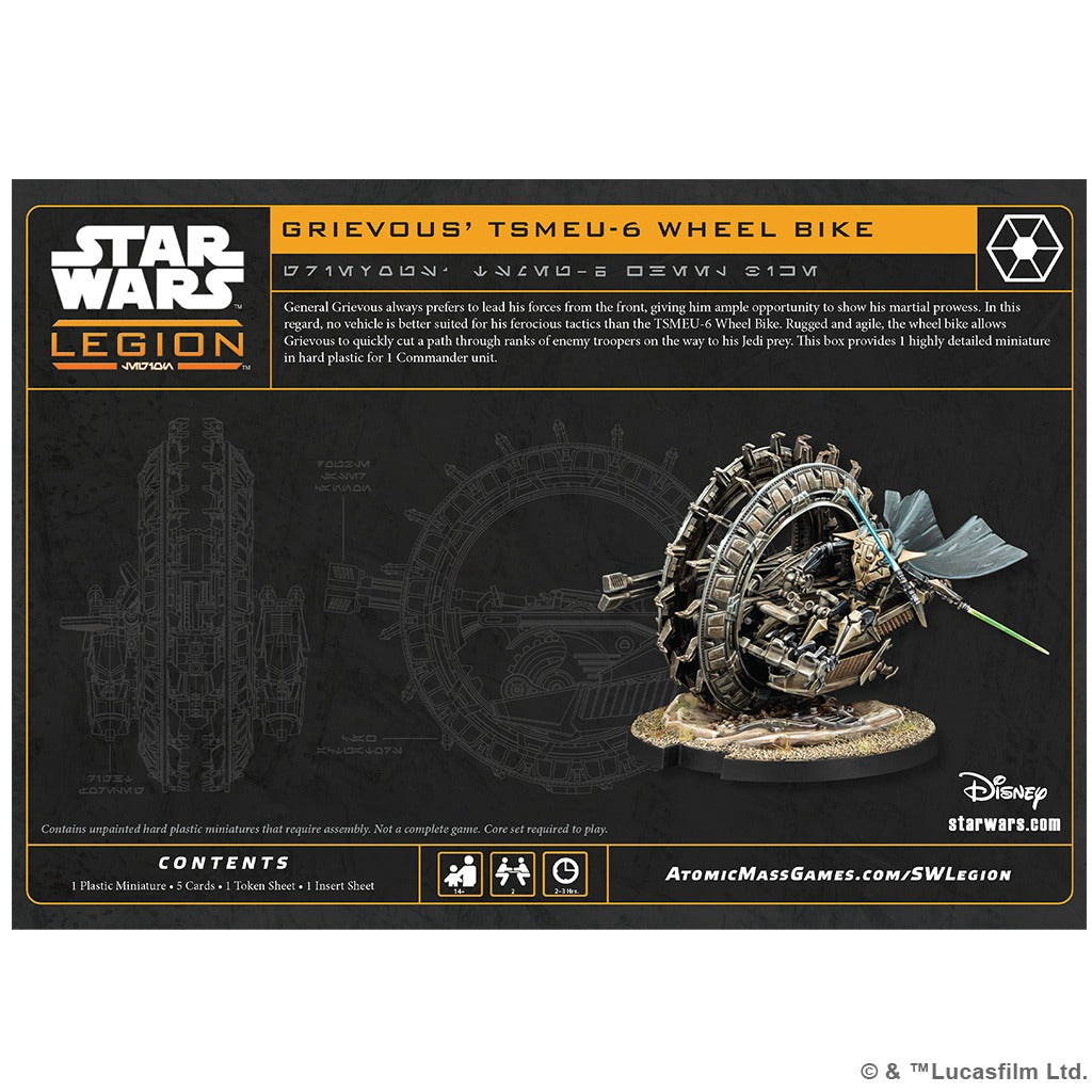 Pre-Order: Star Wars: Legion - General Grievous TSMEU-6 Wheel Bike
