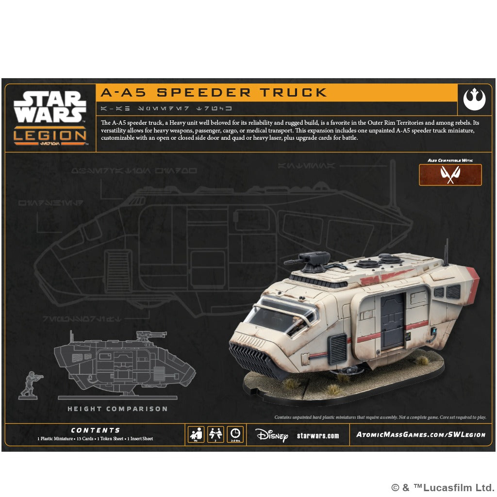 Pre-Order: Star Wars: Legion - A-A5 Speeder Truck (Re-Sculpt)