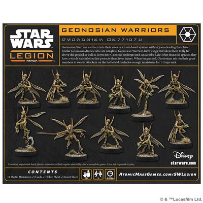 Star Wars: Legion - Geonosian Warriors Squad Pack (Re-Sculpt)