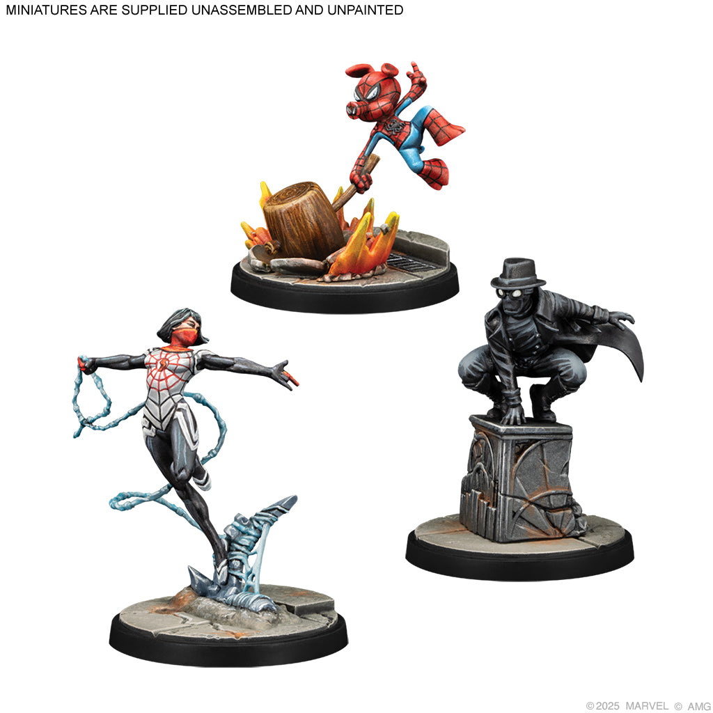 Marvel: Crisis Protocol - Silk, Spider-Ham & Spider-Man Noir