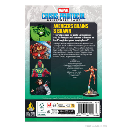 Marvel Crisis Protocol: Avengers Brains &amp; Brawn Character Pack