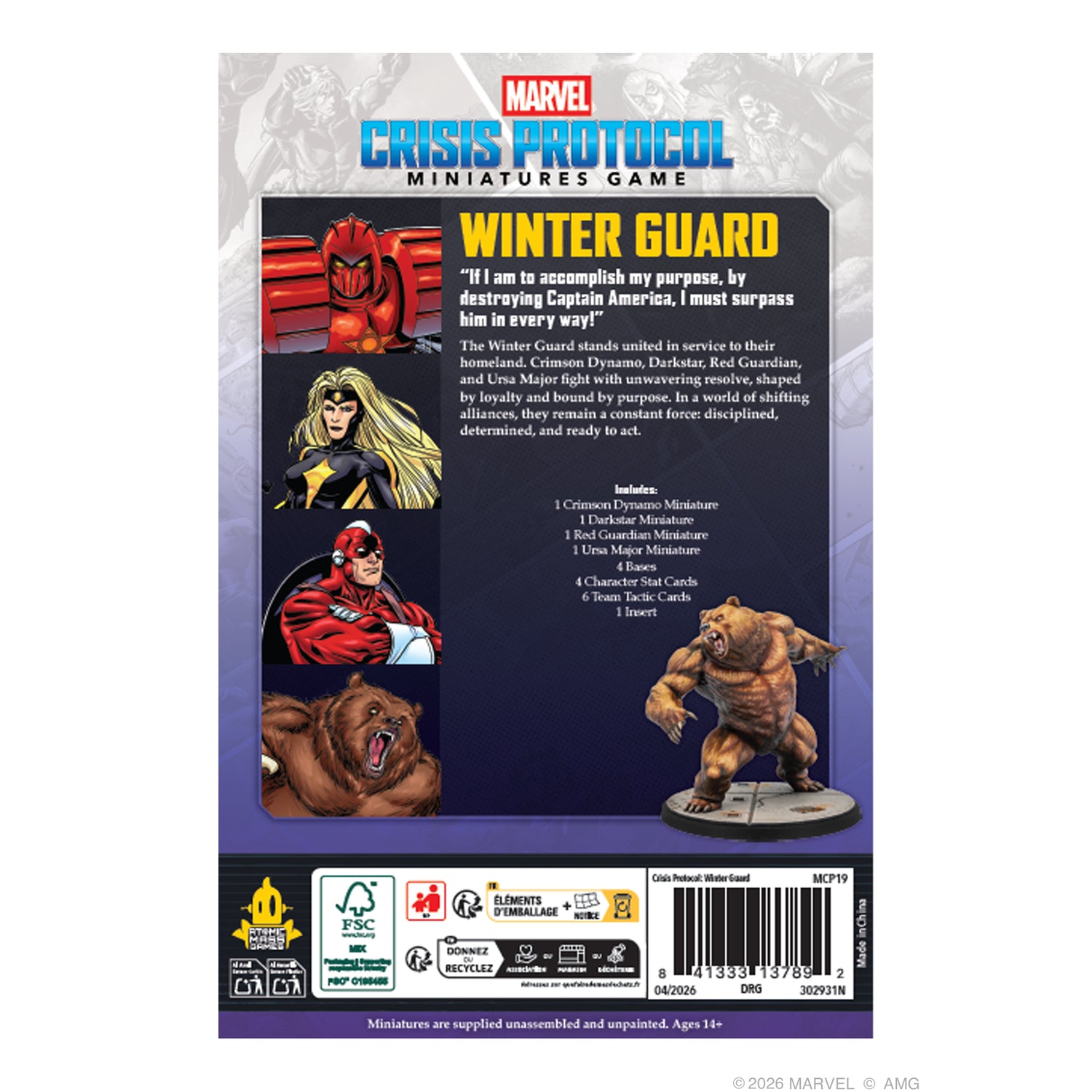 PRE-ORDER: Marvel Crisis Protocol: Winter Guard