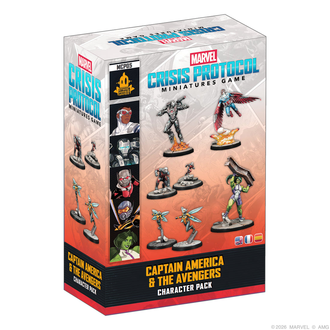 Marvel Crisis Protocol: Captain America &amp; The Avengers Character Pack