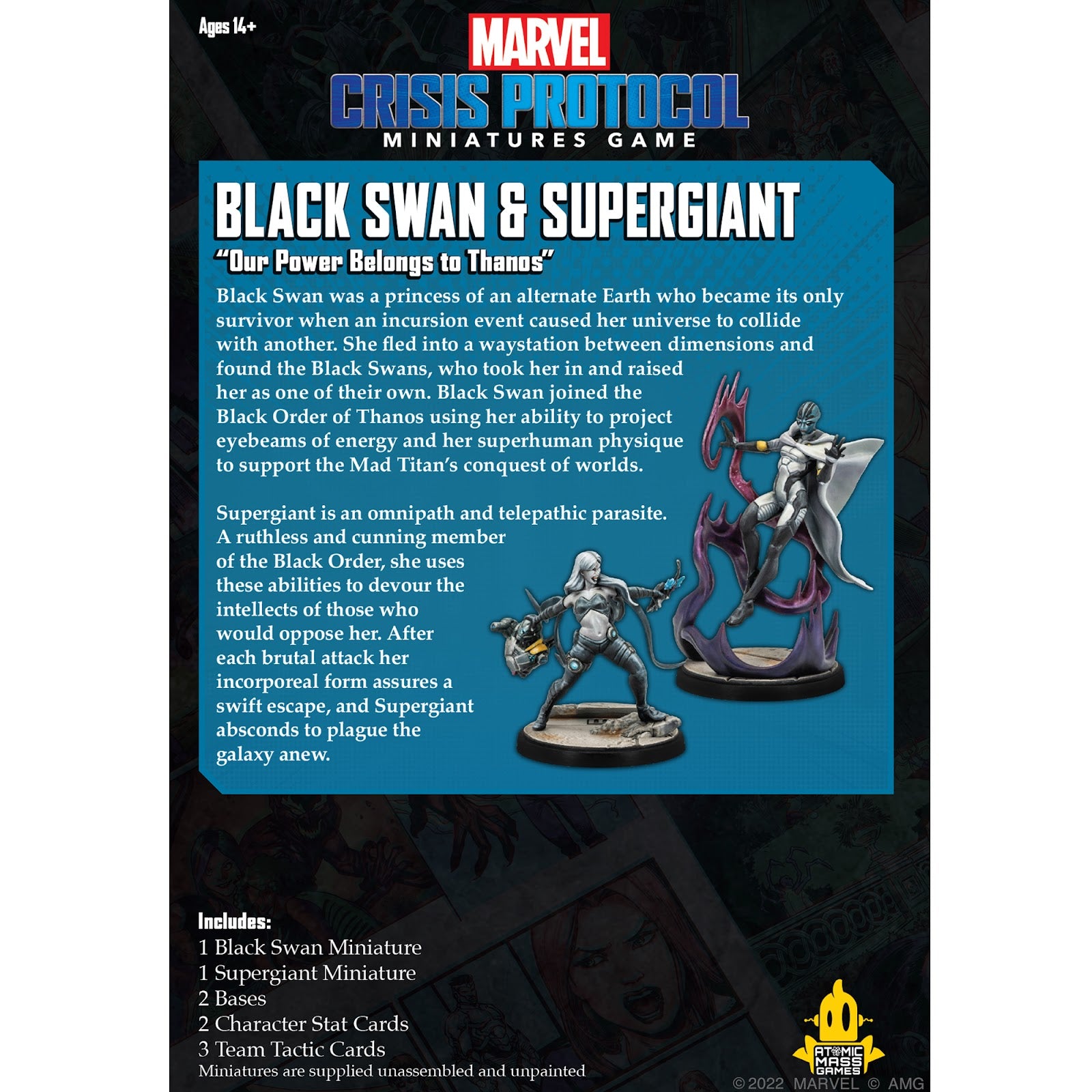 Marvel Crisis Protocol: Black Swan &amp; Supergiant