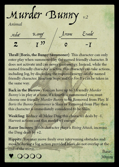 Moonstone: Boris the Bunny Summoner