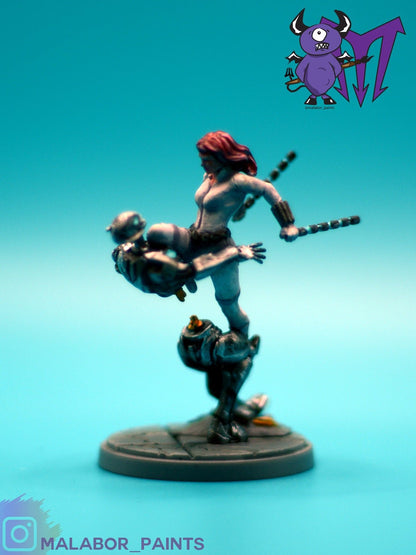 Fully painted Marvel Crisis Protocol: Black Order Squad Pack by Malabor Paints