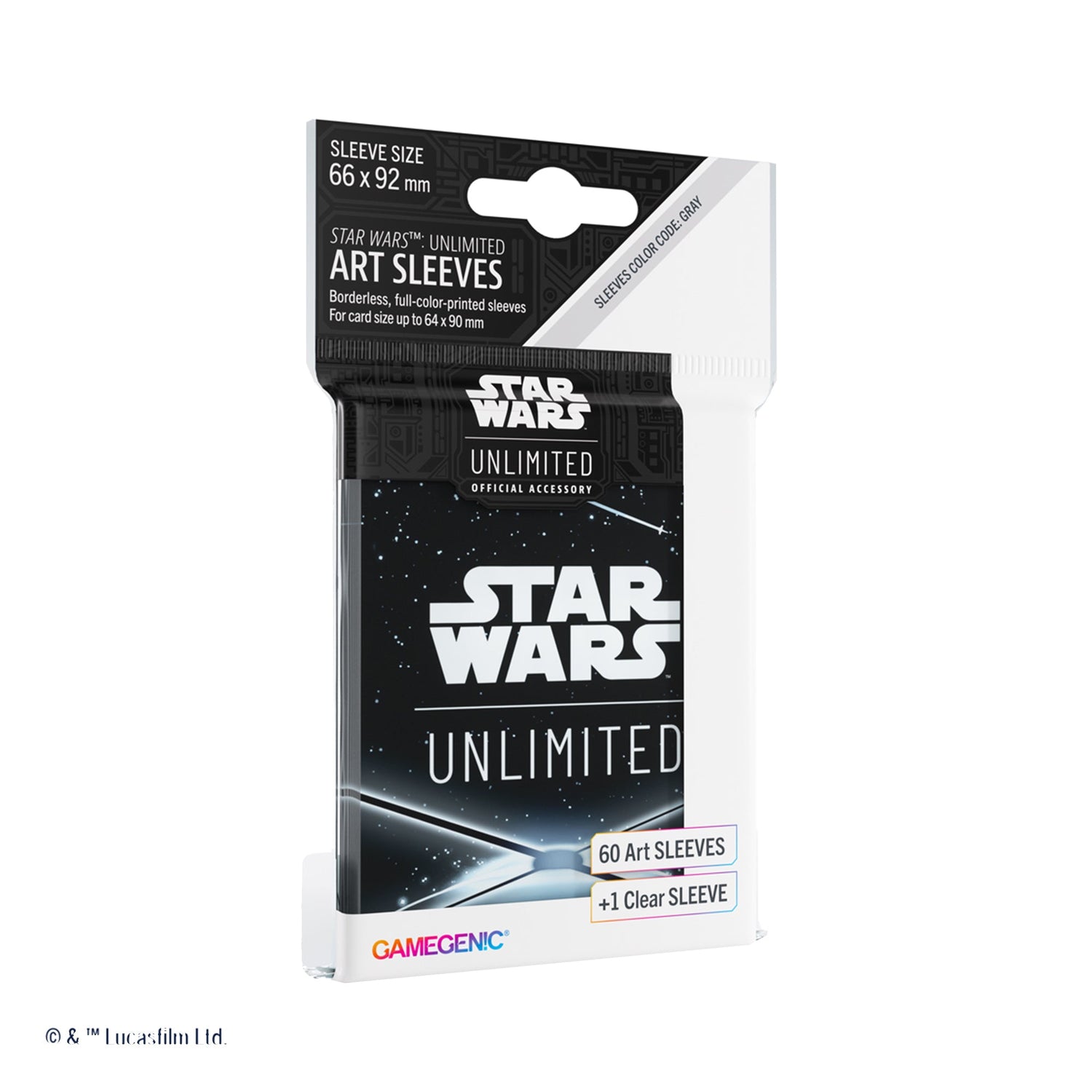 Star Wars Unlimited: Art Sleeves Card Back Black