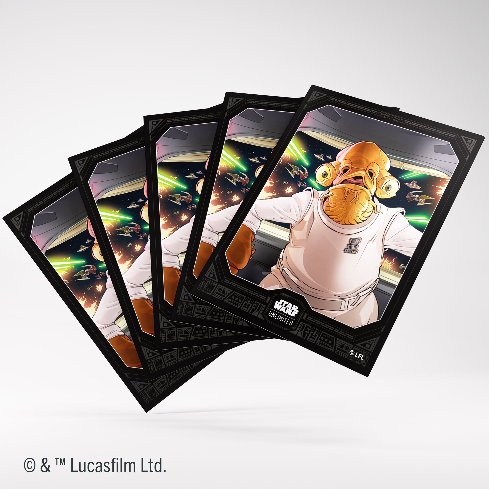 Star Wars Unlimited: Premium Art Sleeve Admiral Ackbar