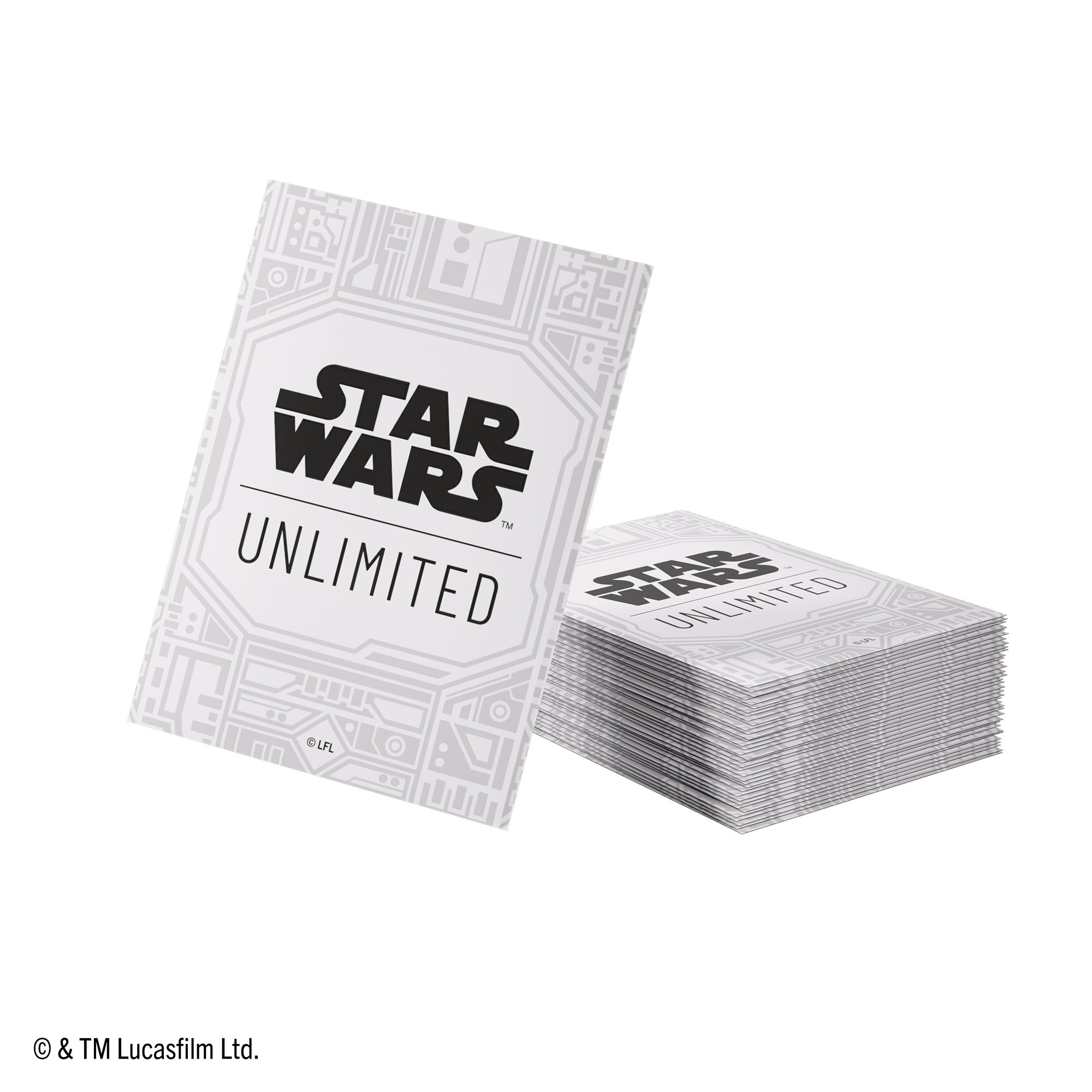 Star Wars Unlimited: Premium Art Sleeves - Unlimited Pattern White