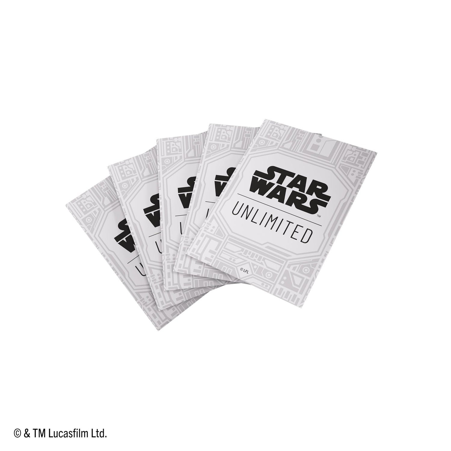 Star Wars Unlimited: Premium Art Sleeves - Unlimited Pattern White