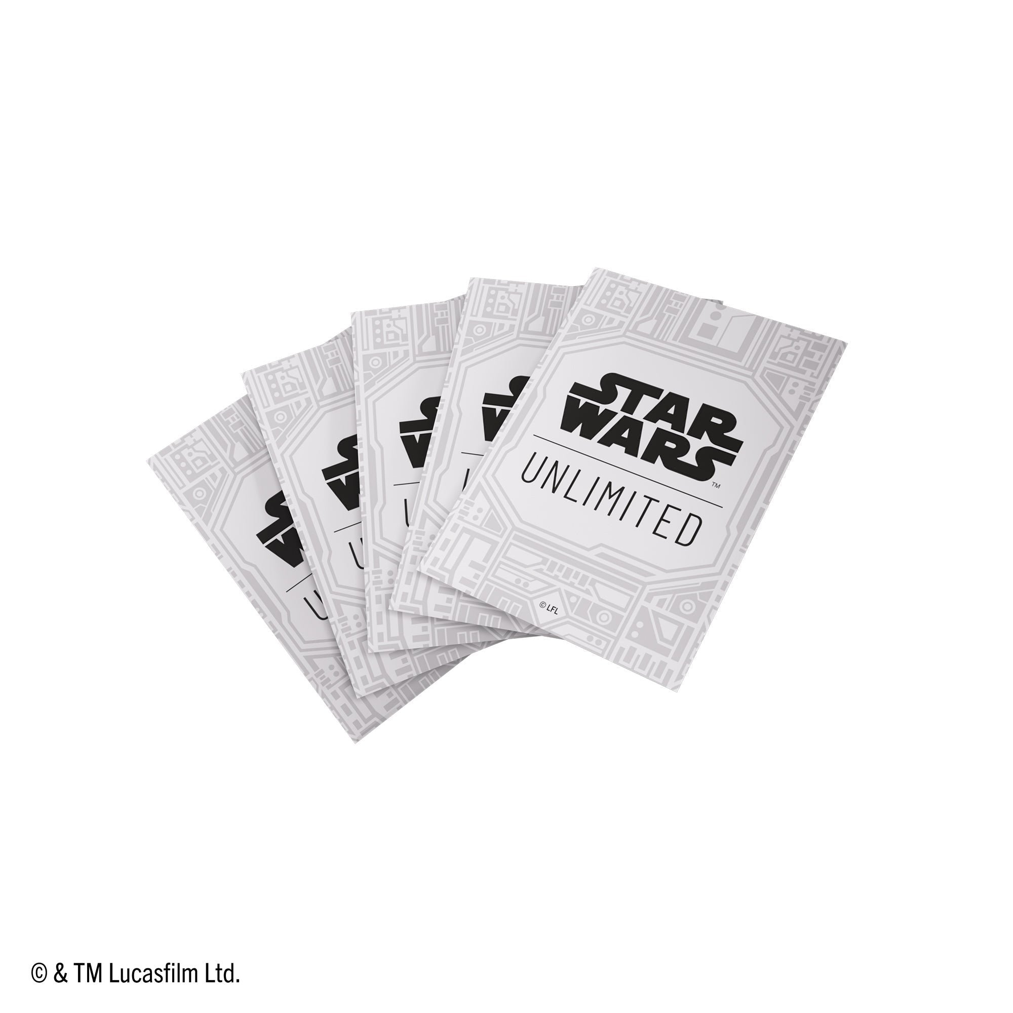 Star Wars Unlimited: Premium Art Sleeves - Unlimited Pattern White