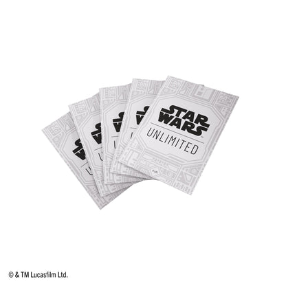 Star Wars Unlimited: Premium Art Sleeves - Unlimited Pattern White