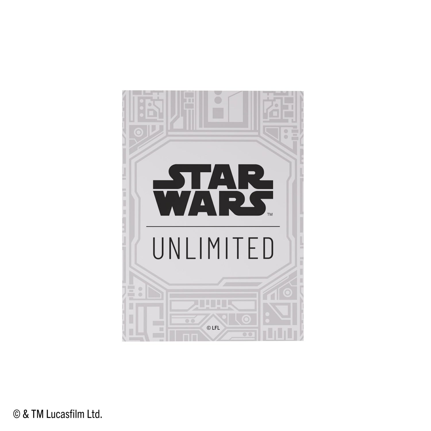 Star Wars Unlimited: Premium Art Sleeves - Unlimited Pattern White