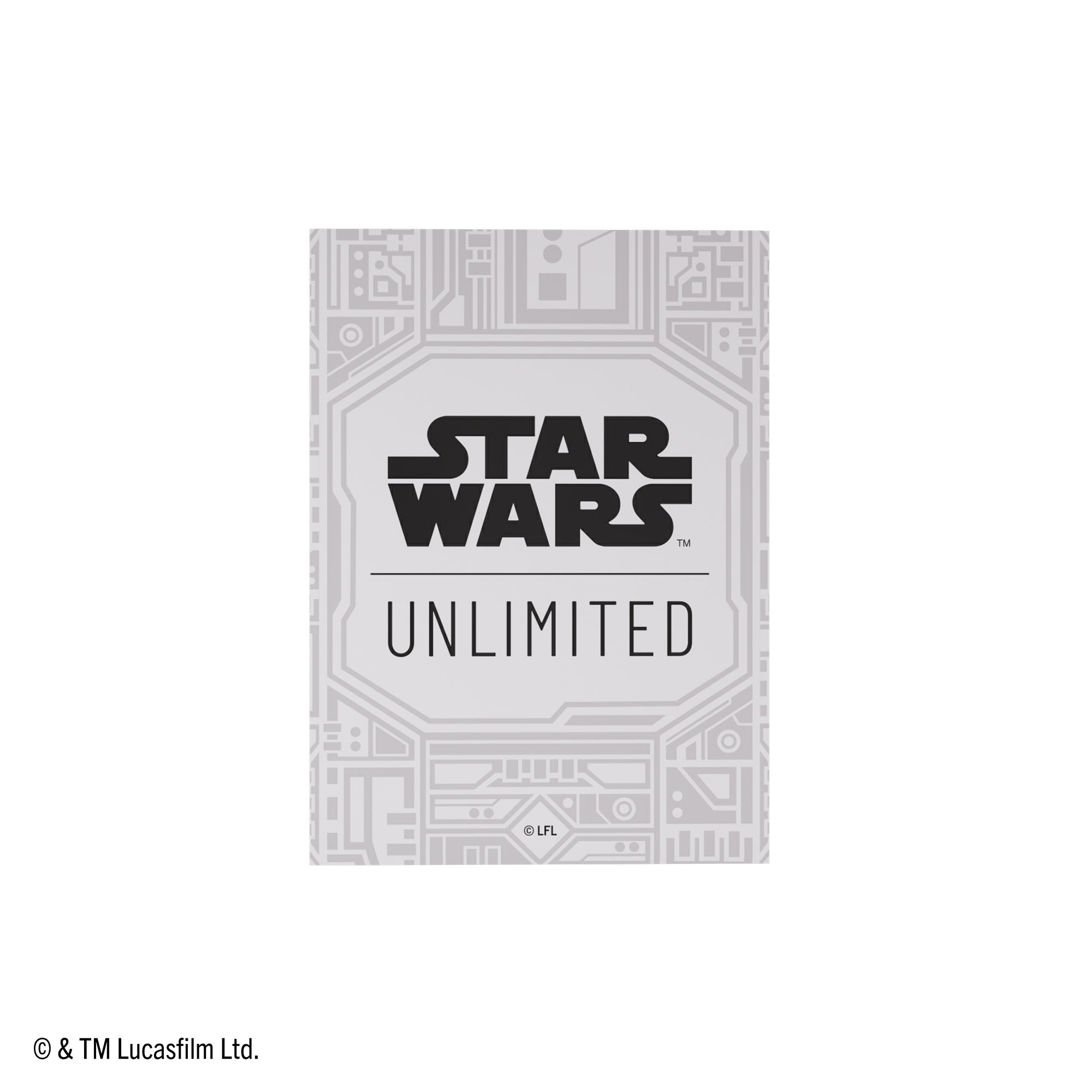 Star Wars Unlimited: Premium Art Sleeves - Unlimited Pattern White