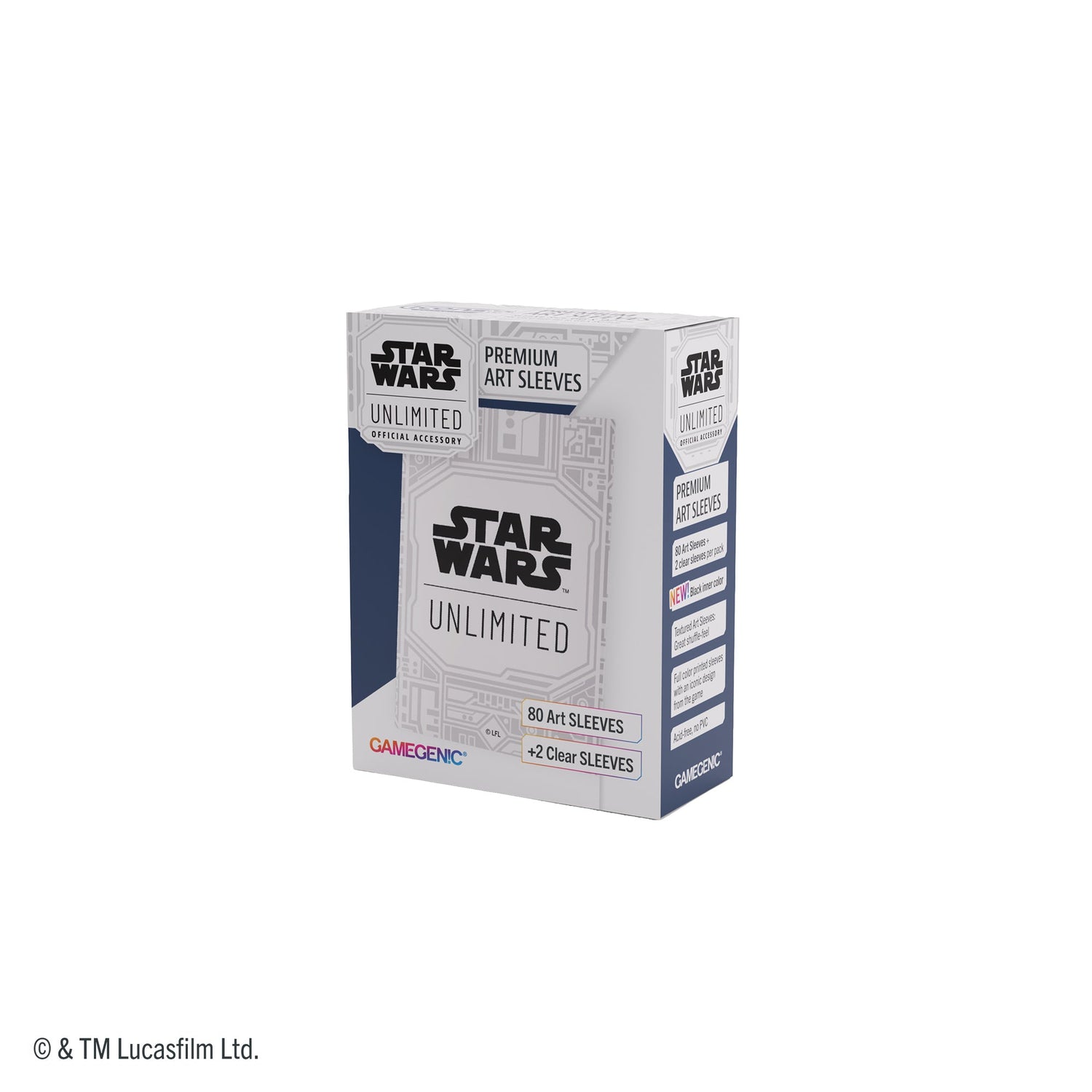 Star Wars Unlimited: Premium Art Sleeves - Unlimited Pattern White