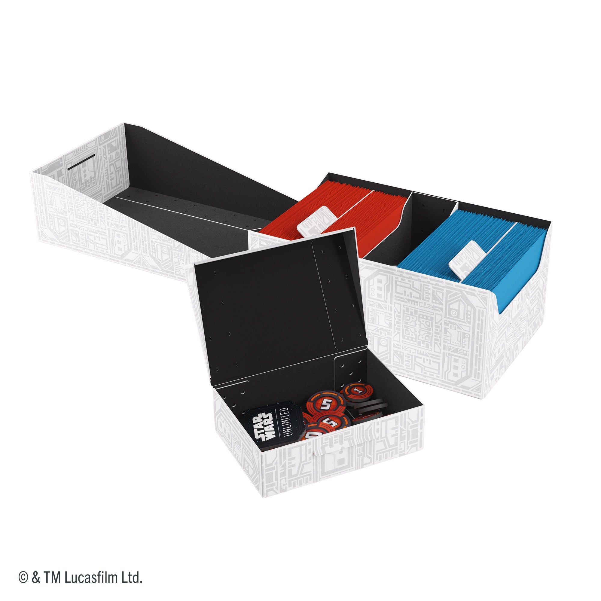 Star Wars Unlimited: Double Soft Crate - Unlimited Pattern White