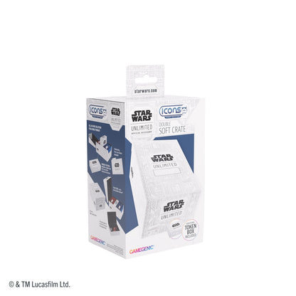 Star Wars Unlimited: Double Soft Crate - Unlimited Pattern White