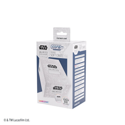 Star Wars Unlimited: Double Soft Crate - Unlimited Pattern White