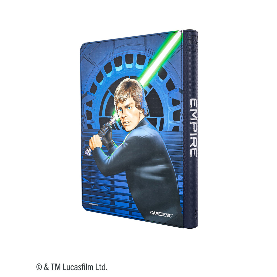 Star Wars Unlimited Ashes of the Empire zip-up album showing Emperor Palpatine