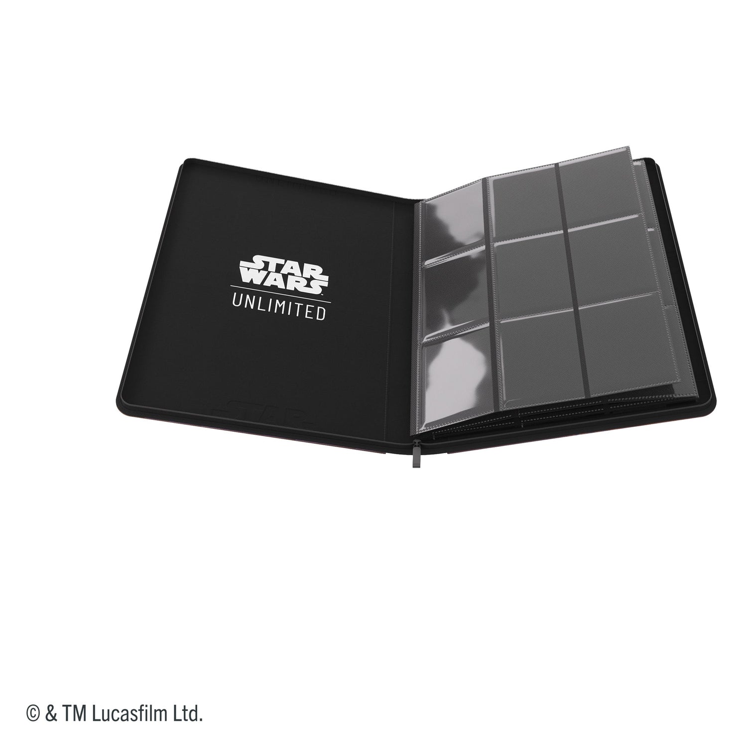 Star Wars Unlimited Ashes of the Empire zip-up album showing The Armorer