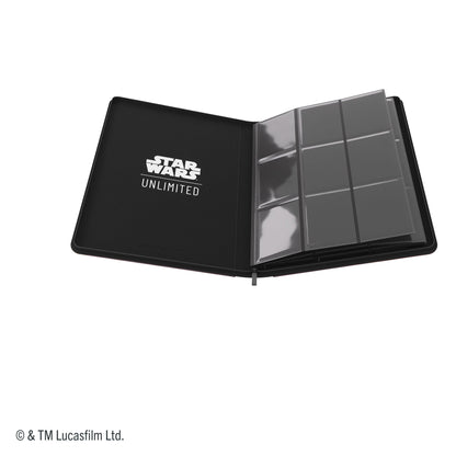 Star Wars Unlimited Ashes of the Empire zip-up album showing The Armorer