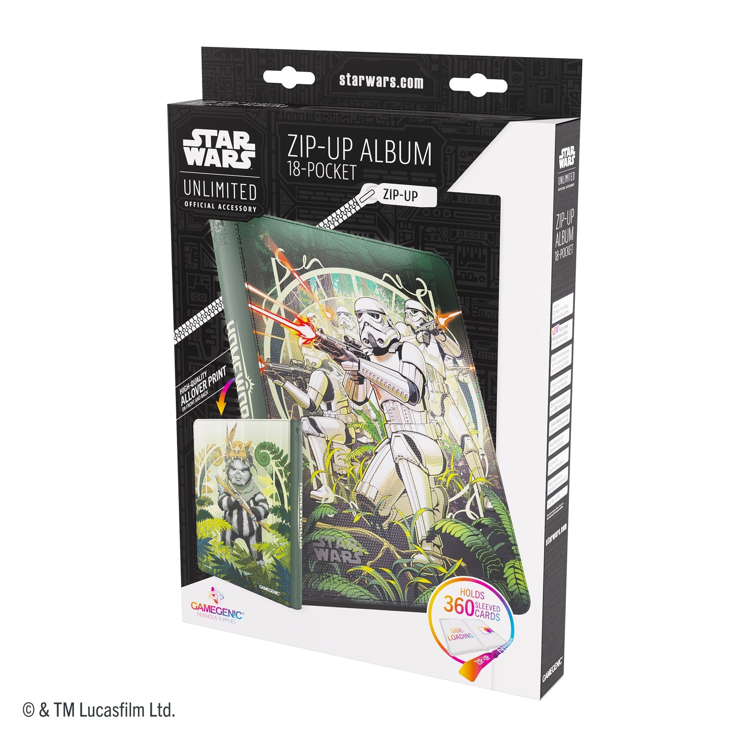 Star Wars Unlimited: Zip-Up Album 18-Pocket - The First Legion &amp; Teebo