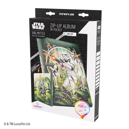 Star Wars Unlimited: Zip-Up Album 18-Pocket - The First Legion &amp; Teebo