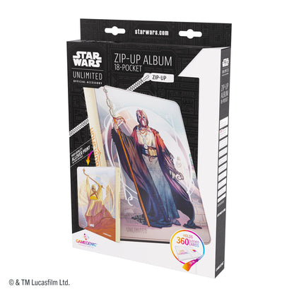 Star Wars Unlimited: Zip-Up Album 18-Pocket - The Chieftain &amp; A&