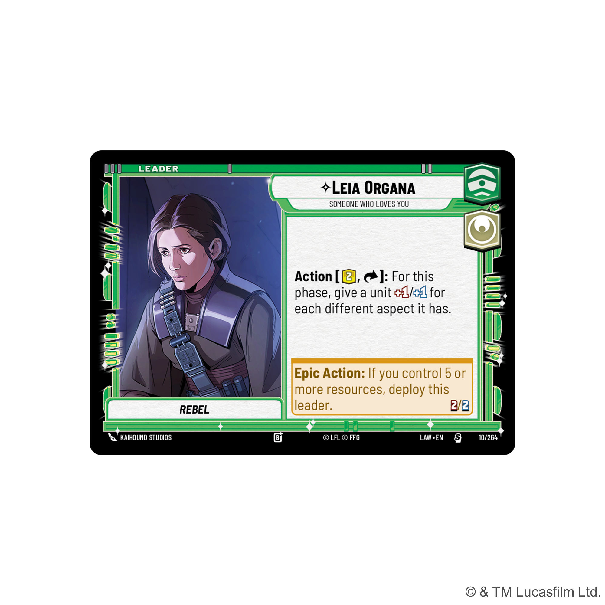 Star Wars Unlimited: A Lawless Time: Spotlight Deck: Leia Organa