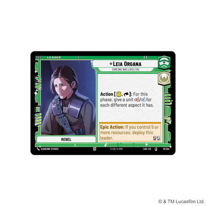Star Wars Unlimited: A Lawless Time: Spotlight Deck: Leia Organa