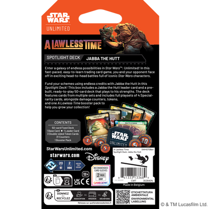 Star Wars Unlimited: A Lawless Time: Spotlight Deck: Jabba the Hutt