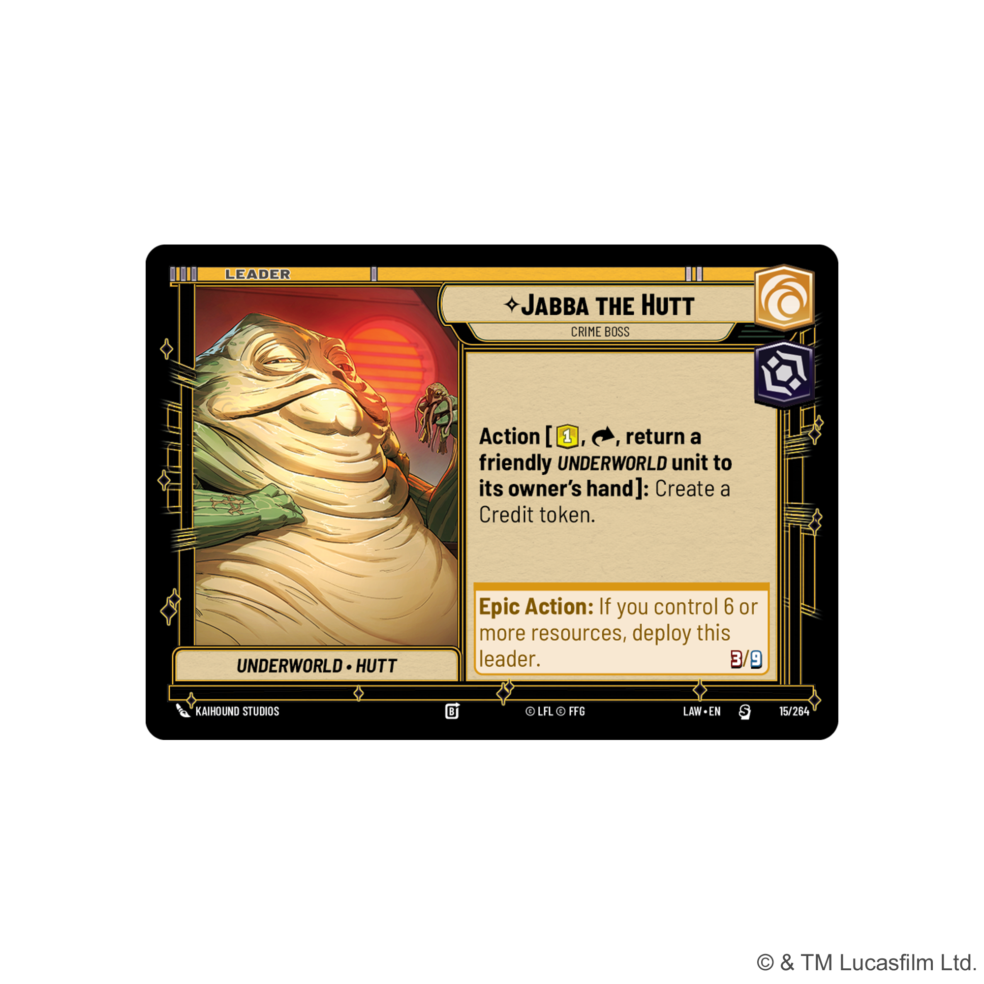Star Wars Unlimited: A Lawless Time: Spotlight Deck: Jabba the Hutt