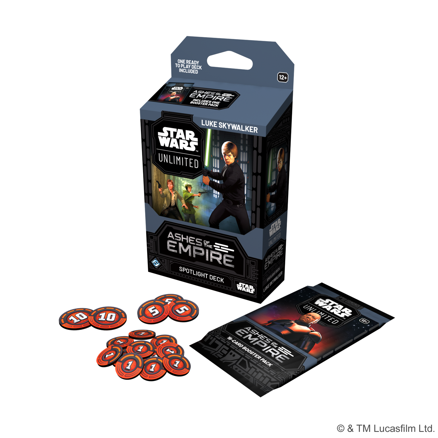 Star Wars Unlimited: Ashes of the Empire: Spotlight Deck - Luke Skywalker
