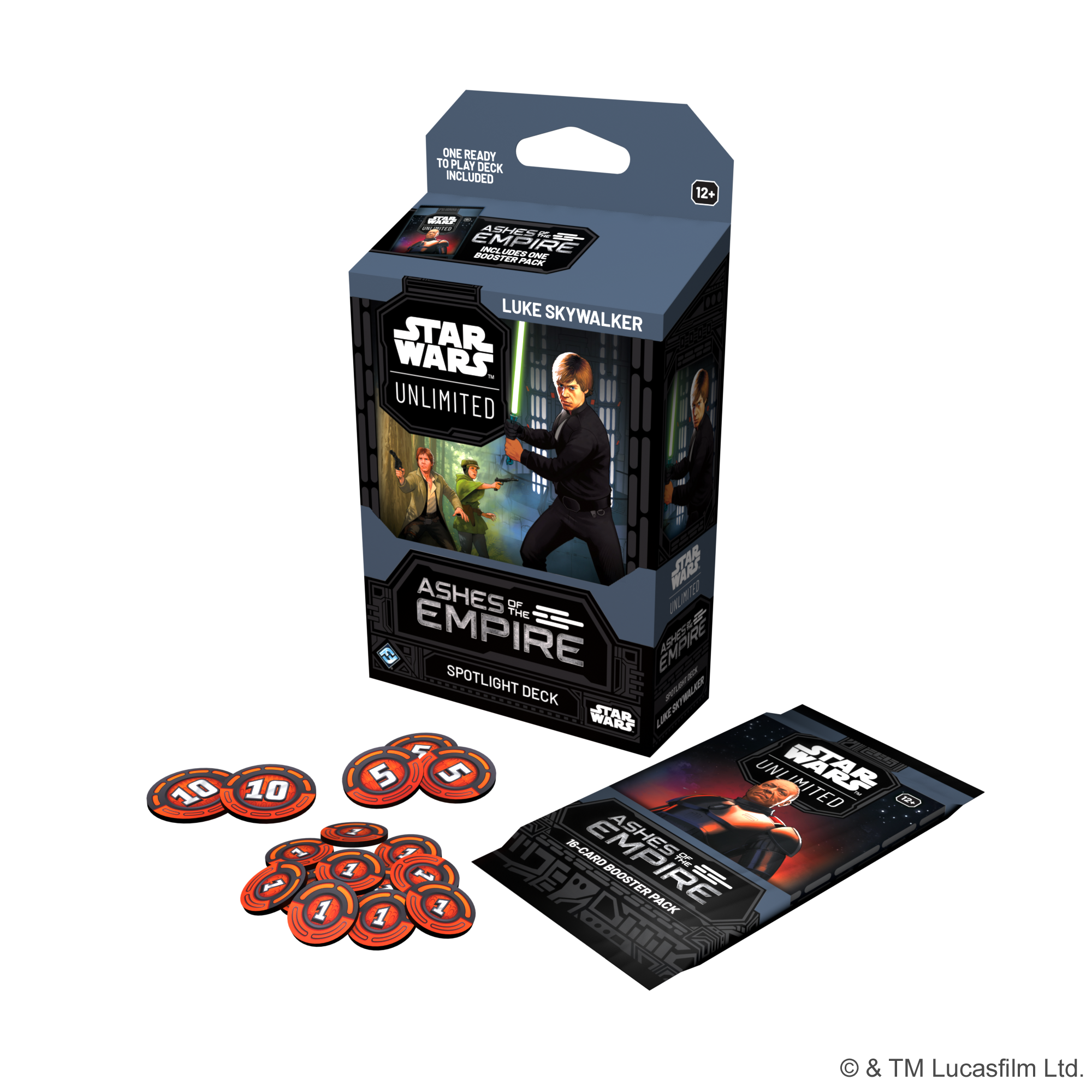 Star Wars Unlimited: Ashes of the Empire: Spotlight Deck - Luke Skywalker