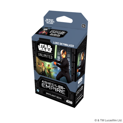 Star Wars Unlimited: Ashes of the Empire: Spotlight Deck - Luke Skywalker