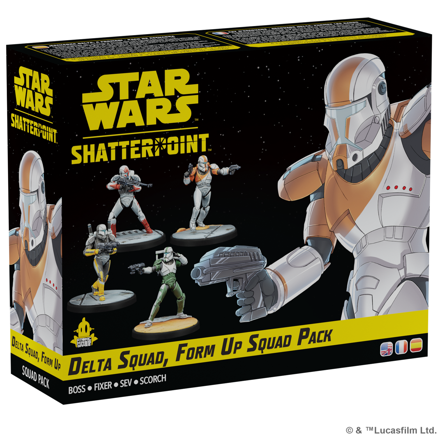 Star Wars: Shatterpoint - Delta Squad, Form Up Squad Pack
