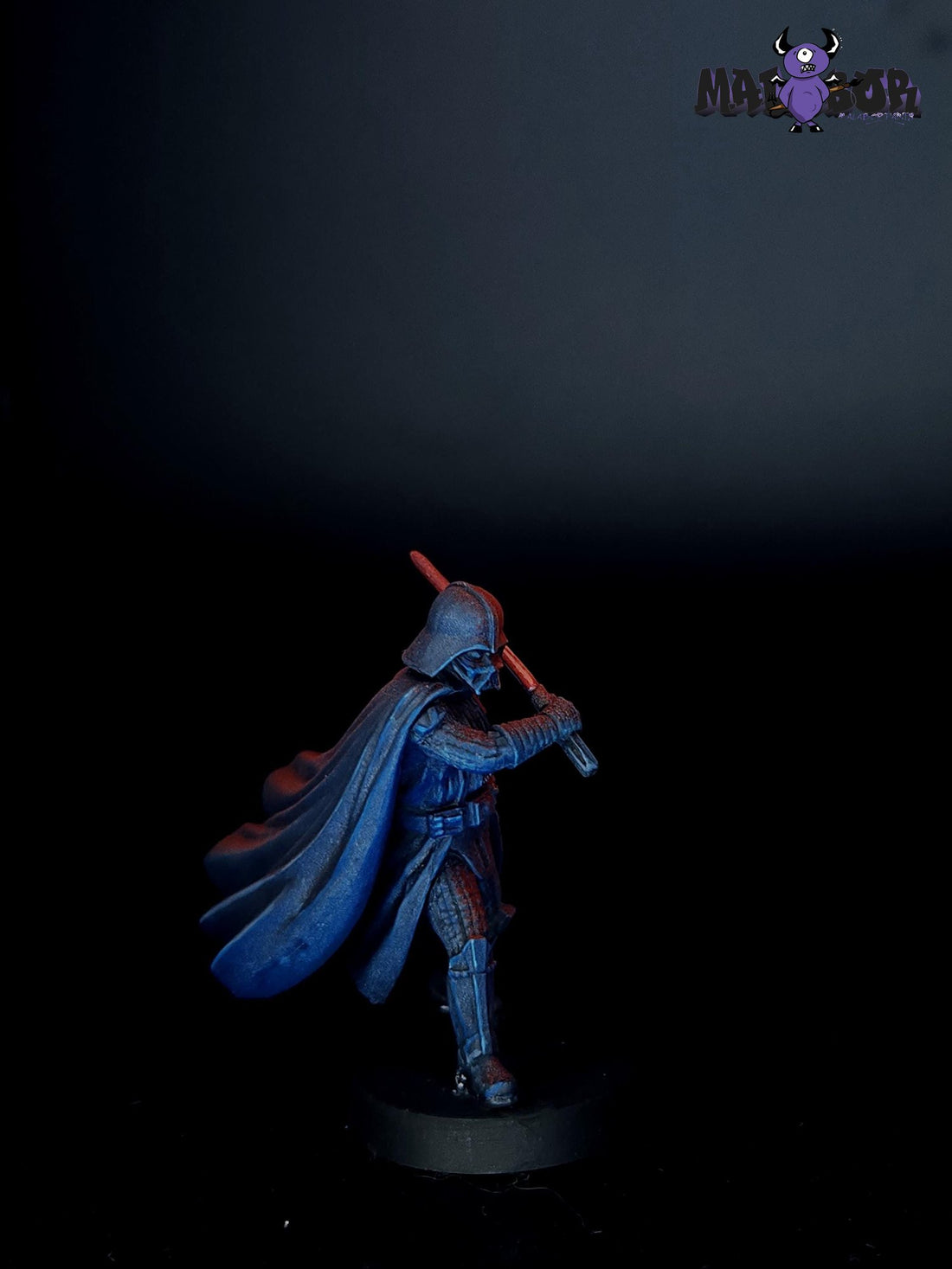 Fully painted Star Wars Legion: Darth Vader &amp; General Veers Character Expansion by Malabor Paints
